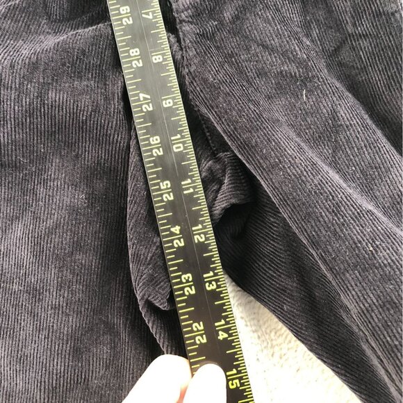 NWT Woolrich Womens Corduroy Pants Size 16 Black Straight Leg Classic Casual Y2k - Picture 6 of 16
